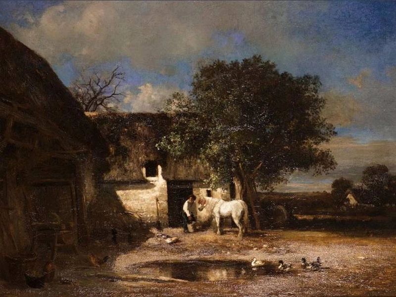 Contadino e cavallo